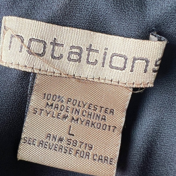 90s Notations Womens Black Pink Floral Fairy Core Cottagecore Midi Skirt Large - Picture 3 of 8